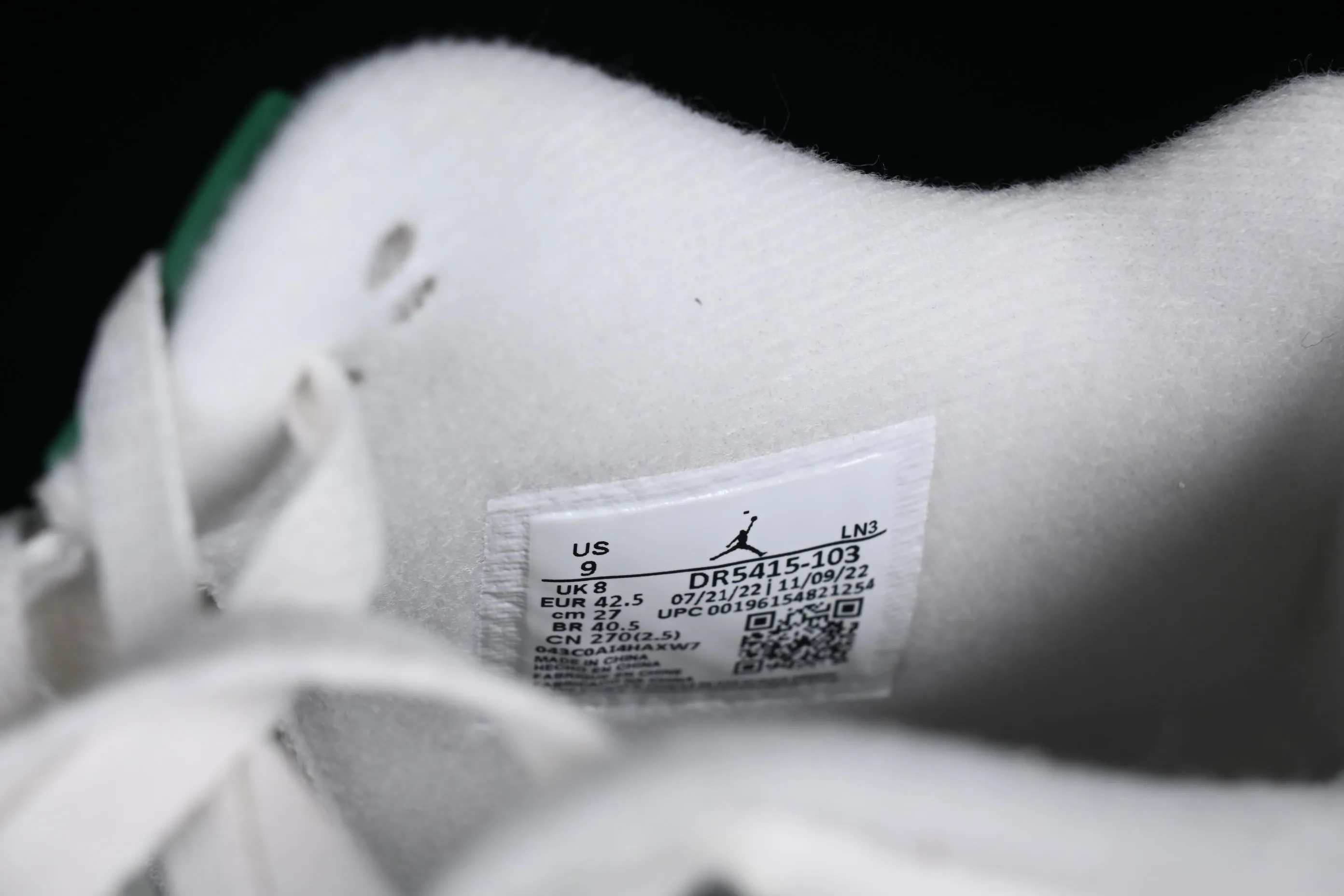 All categories Air Jordan Jordan series basketball shoes Air Jordan 4 OG version Nk SB x Air Jordan 4 "Pine Green" AJ4 Joe 4 joint white green DR5415-103
